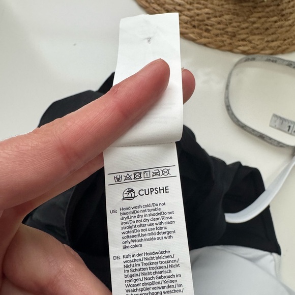 CUPSHE x JoJo Audrey V-Wire Colorblock One-Piece Swimsuit Size XL - Picture 11 of 12